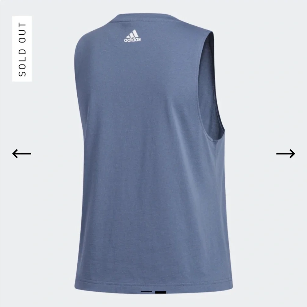 adidas knotted tank